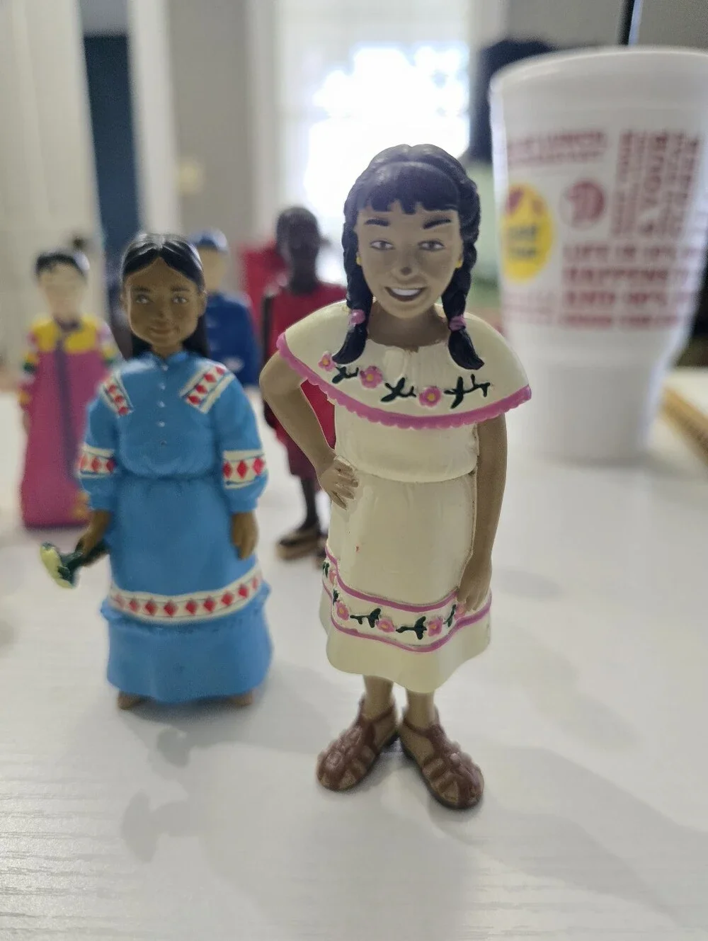Lakeshore Learning Community Multicultural People Of The World Figurines. 9 Used